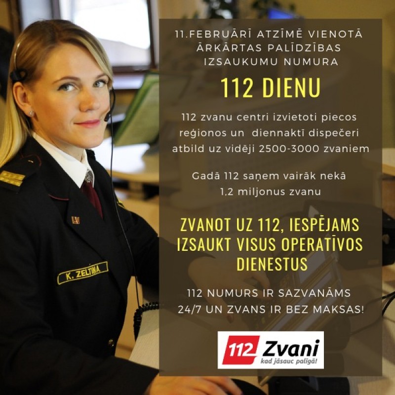 Šodien visā Latvijā svin 112 dienu