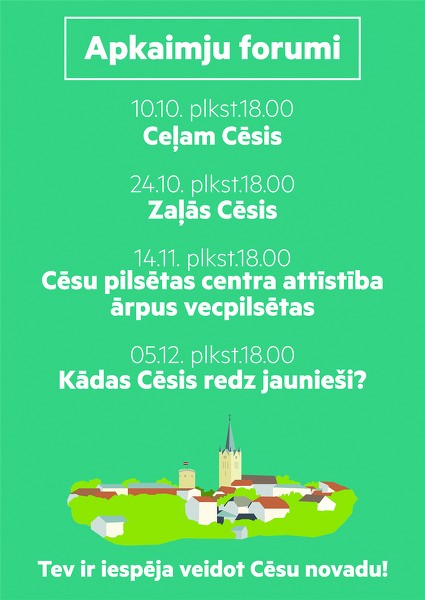 Pašvaldība aicina uz apkaimju forumiem