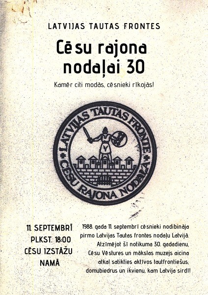 Aicina satikties aktīvos tautfrontiešus un domubiedrus