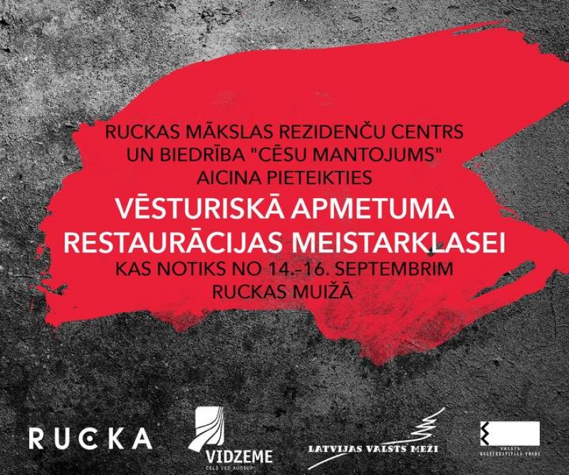 Notiks vēsturiskā apmetuma restaurācijas meistarklase
