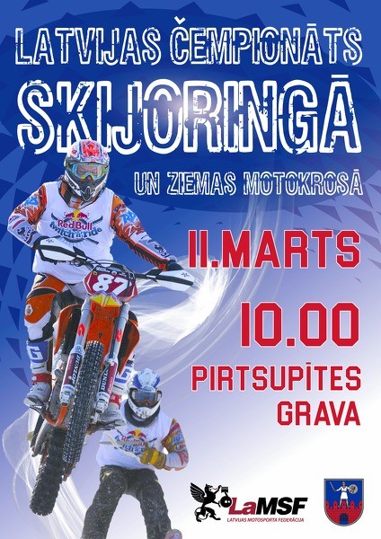 Satiksmes ierobežojumi skijoringa sacensību laikā