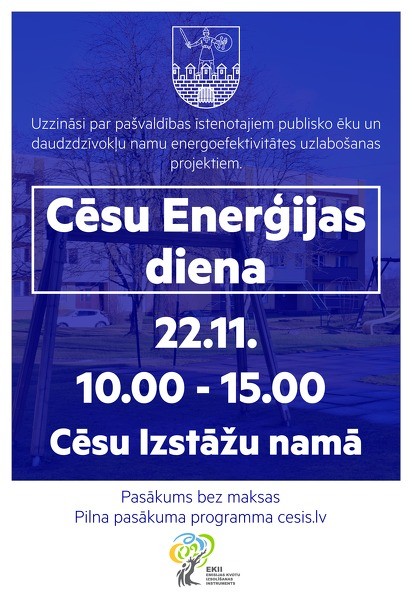 Notiks informatīvs pasākums "Cēsu Enerģijas diena"