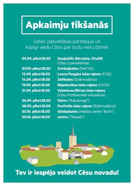 Pašvaldība sāk apkaimju tikšanās