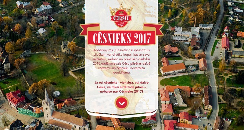 Sācies "Cēsnieks 2017" balsojums