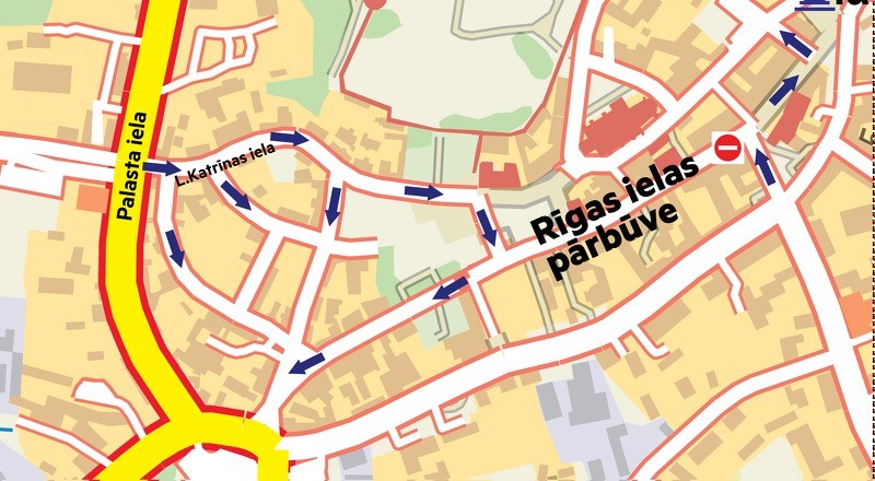 Rit Rīgas ielas pārbūves darbi