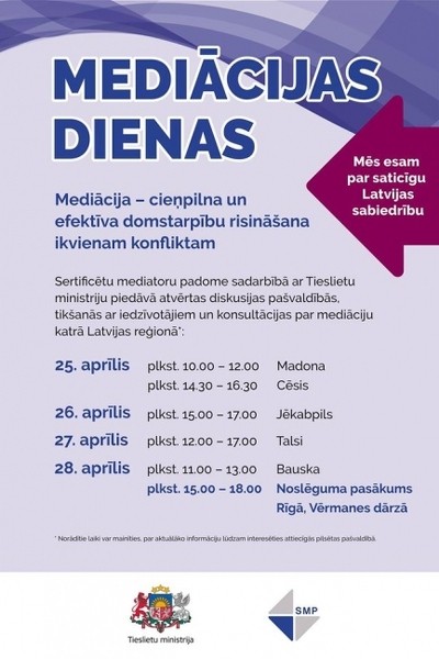 Mediācijas diena Cēsīs