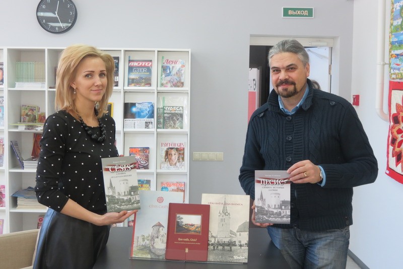 Cēsu dāvinātās grāmatas nonāk Tihvinas Hanzas bibliotēkā