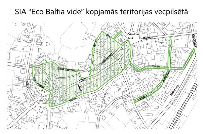 Informācija vecpilsētas iedzīvotājiem par teritorijas kopšanu