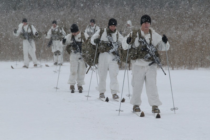 Nacionālo bruņoto spēku mācības Cēsu novadā