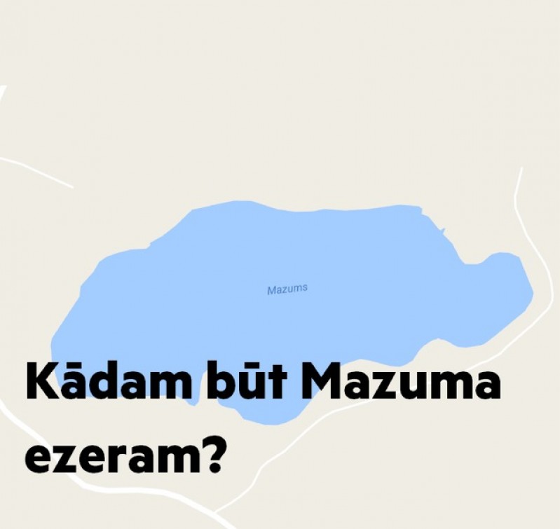 Iedzīvotāju sanāksme "Kādam būt Mazuma ezeram?"