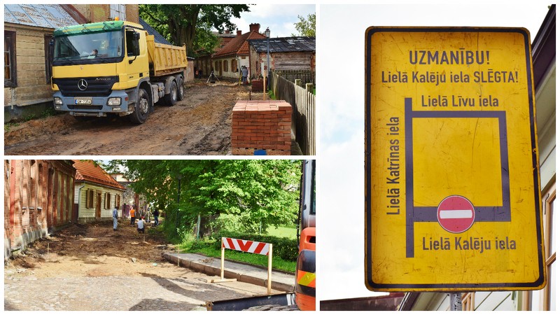 Sākusies Lielās Kalēju ielas pārbūve