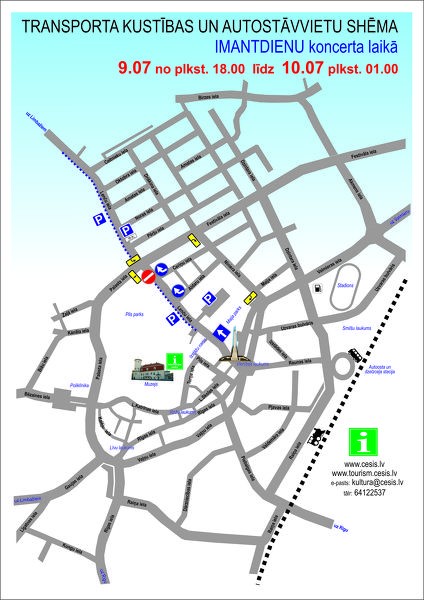 Satiksmes ierobežojumi Imantdienu laikā