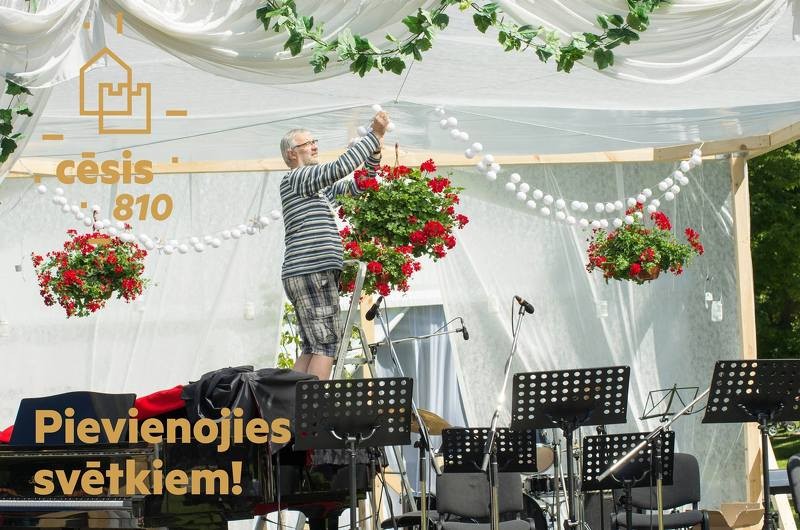 Iespēja kļūt par brīvprātīgo palīgu Cēsu 810 jubilejas svinībās!