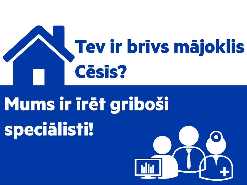 Aicinām cēsniekus izīrēt dzīvokļus speciālistiem