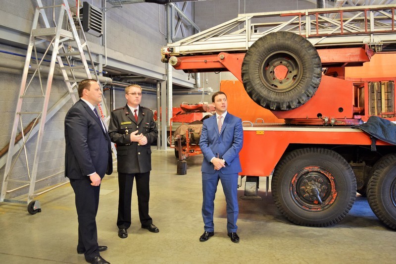 Cēsīs viesojas iekšlietu ministrs Rihards Kozlovskis