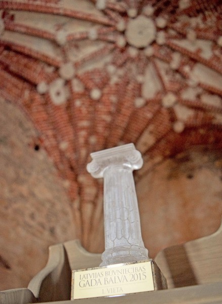 Cēsu pils Mestra zālei “Latvijas Būvniecības Gada balva 2015”