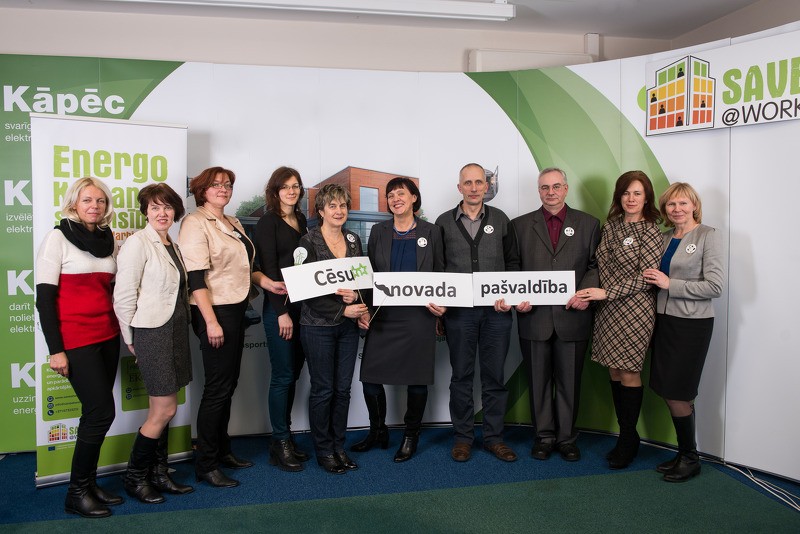 Cēsu novada pašvaldības darbinieki piedalīsies enerģijas taupīšanas sacensībās