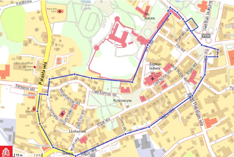 Skaidrojums Cēsu vecpilsētas atkritumu savākšanas sistēmas efektīvai darbībai