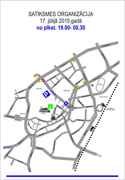 Satiksmes ierobežojumi 17.jūlijā