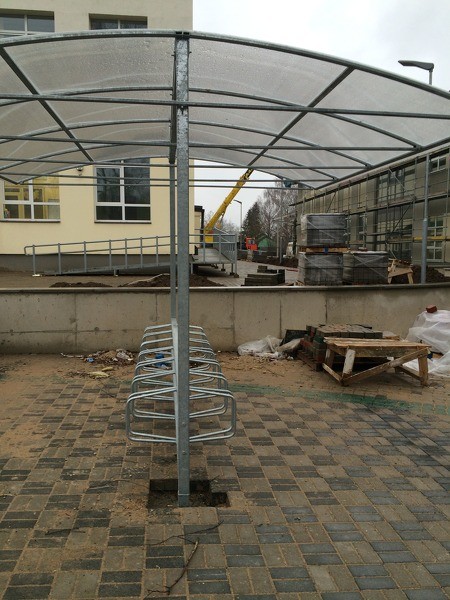 Jaunajā Profesionālās vidusskolas mācību korpusā norit intensīvi darbi