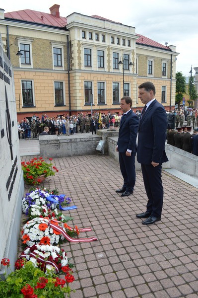 Jāņa Rozenberga veltījums Cēsu kauju 95.gadskārtai