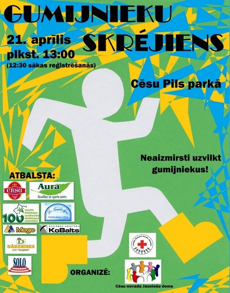 Pils parkā Gumijnieku skrējiens