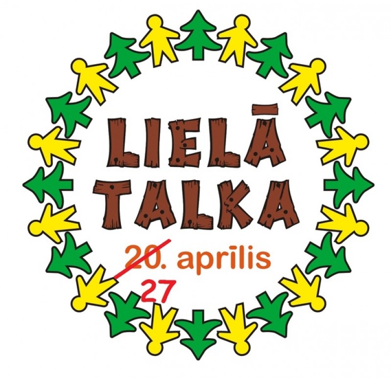 Lielā Talka pārcelta uz 27.aprīli