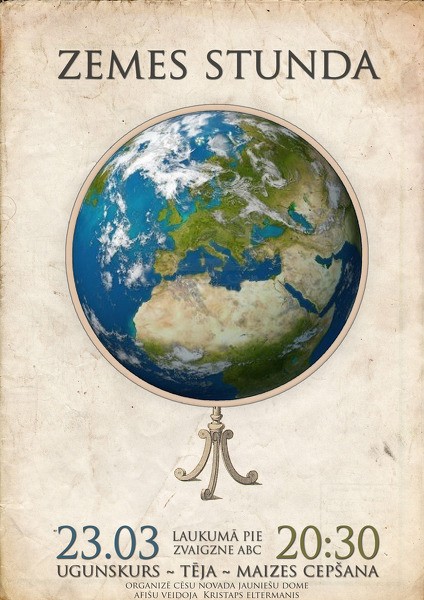Zemes stundu atzīmēs arī Cēsīs