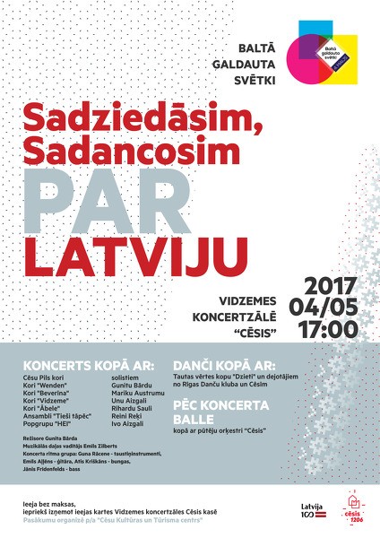 Koncerts Sadziedasim Sadancosim Par Latviju Cesis Lv