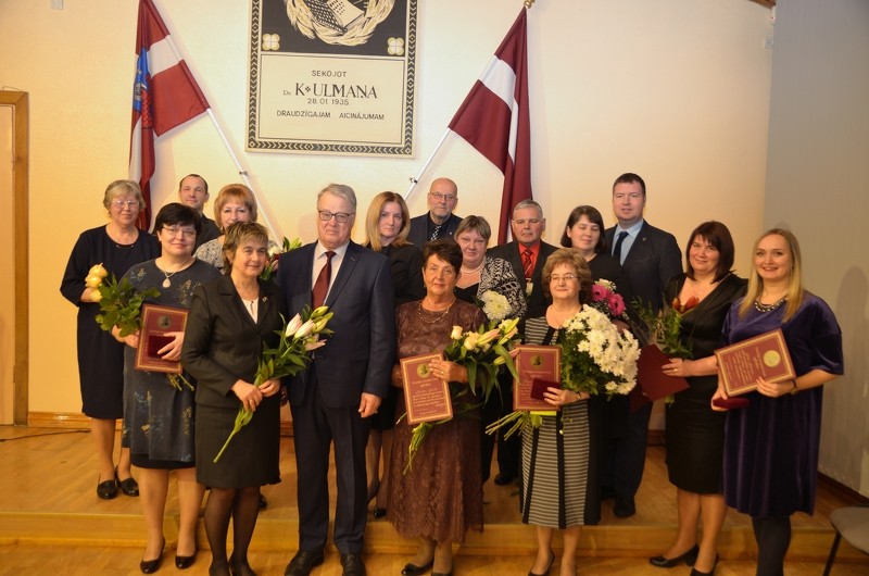 Aizvadīta Draudzīgā Aicinājuma fonda medaļas un Goda diploma pasniegšanas ceremonija