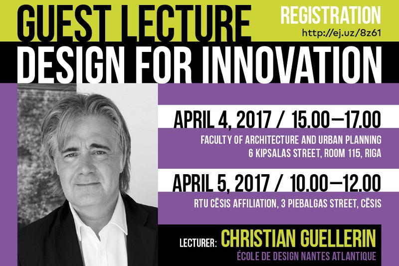 Vieslekcija «Design for Innovation»