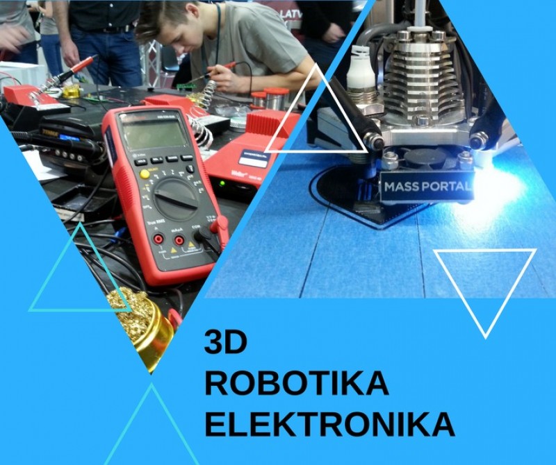 RTU Cēsu filiāle aicina apmeklēt «3D.Robotika.Elektronika» praktiskās nodarbības