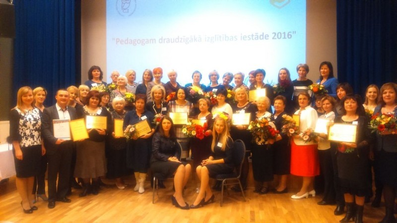 Cēsu Pilsētas vidusskola – “Pedagogam draudzīgākā izglītības iestāde 2016”