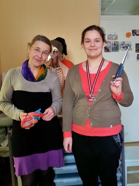 Elzai Gāršai sudrabs Valsts bioloģijas olimpiādē