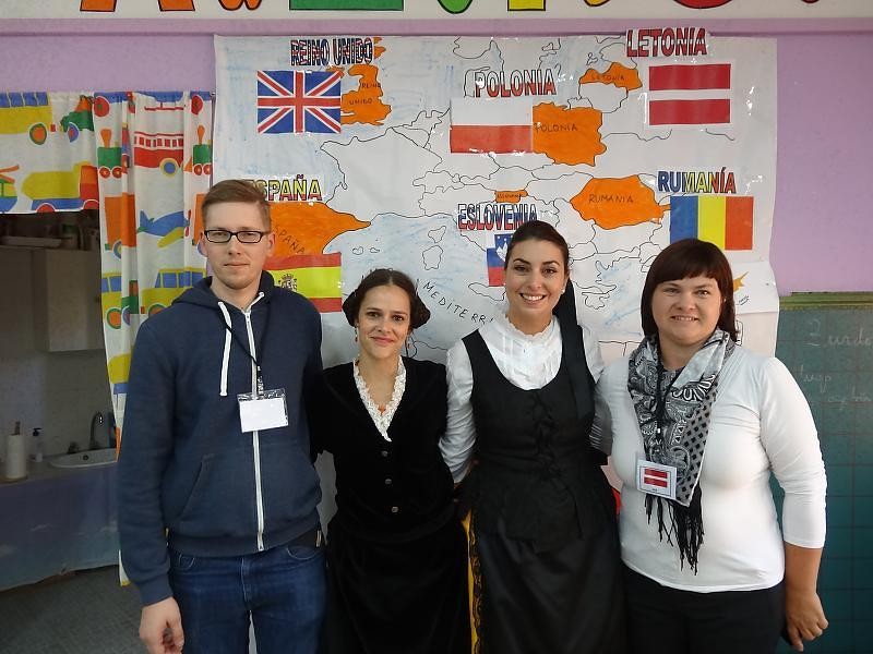 Rāmuļu skola gūst pieredzi Spānijā