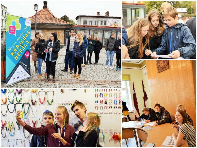 Skolēni iepazīst profesijas un hobijus