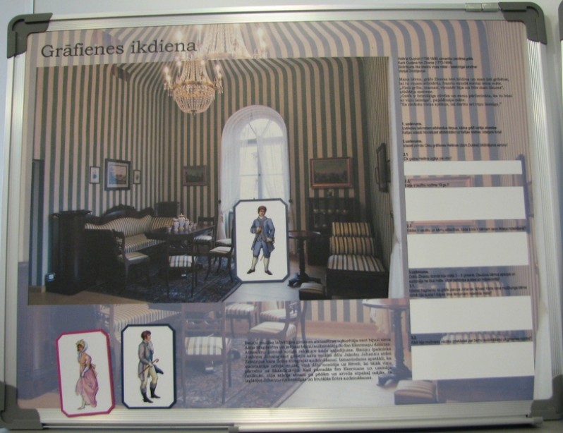 Jauna muzejpedagoģiskā programma „Grāfi Zīversi Cēsu pilsmuižā”