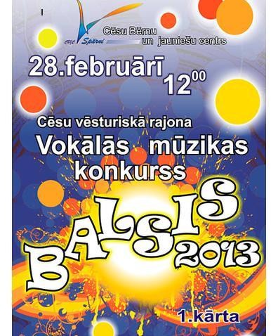 „BALSIS” ieskandina pavasari!