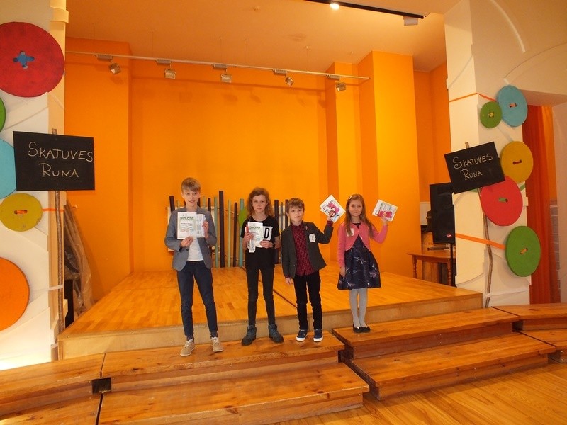 Noslēgusies skolēnu skatuves runas konkursa 1.kārta
