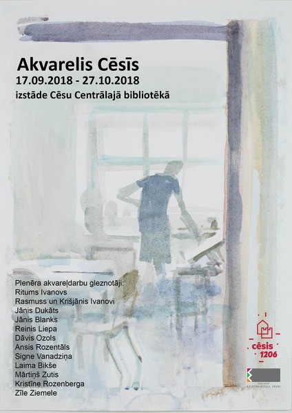 Izstāde "Akvarelis Cēsīs"