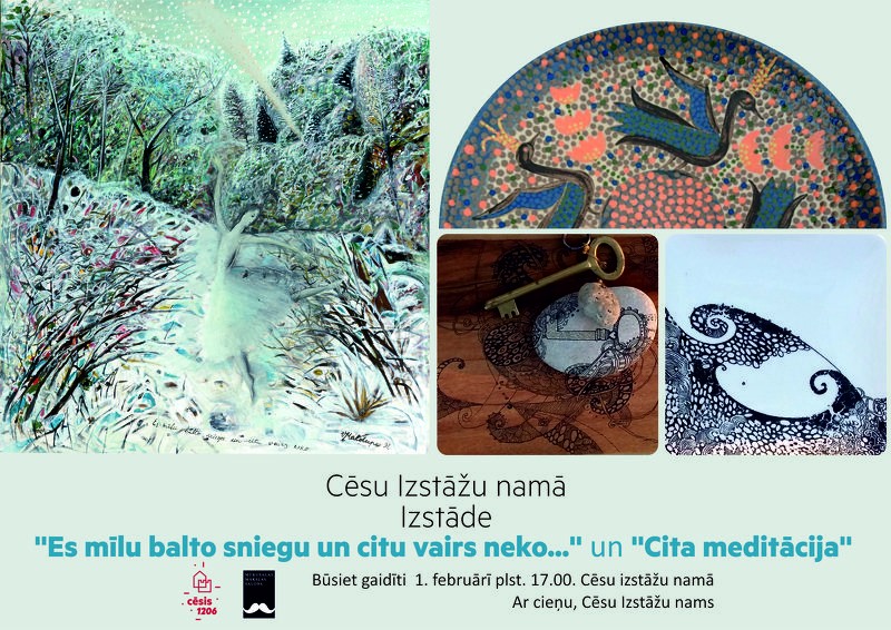 Ivandas Spulles-Meieres un Sanitas Mickus mākslas izstāde “Cita meditācija” Izstāžu namā