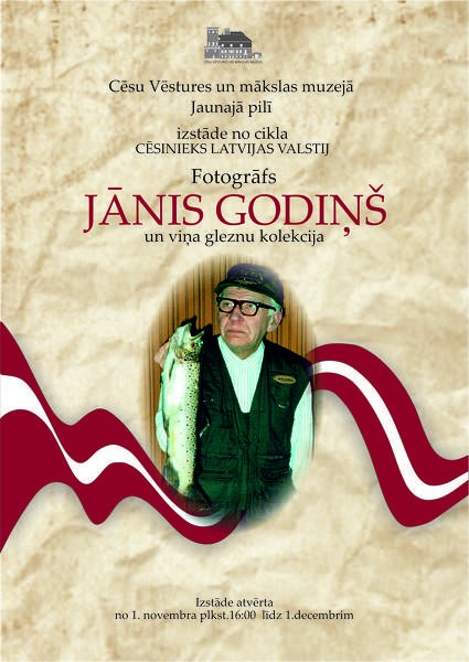 Izstāde “Fotogrāfs Jānis Godiņš un viņa gleznu kolekcija” Cēsu muzejā