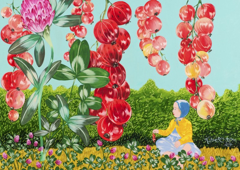 Kristīnes Luīzes Avotiņas personālizstāde "Ģimene" Cēsu Izstāžu namā