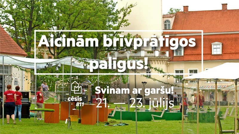 Aicinām brīvprātīgos palīgus “Cēsis 811” svētkos