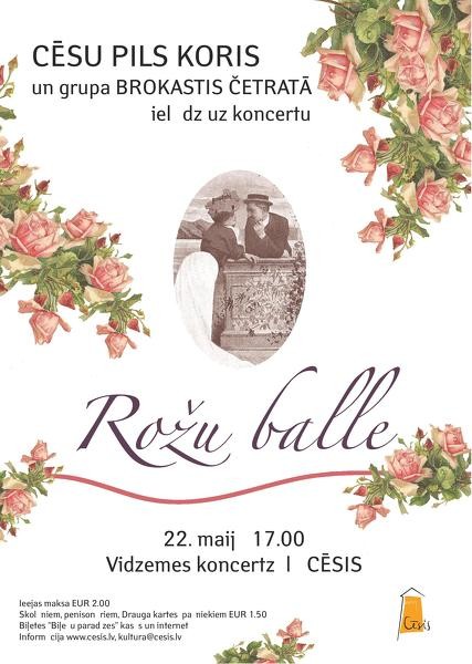 Cēsu Pils kora koncerts “Rožu balle”