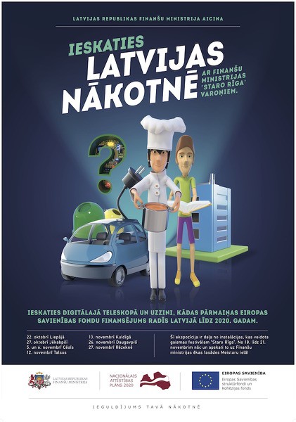 Interaktīvā izstādē Cēsīs būs ekskluzīva iespēja ieskatīties Latvijas nākotnē