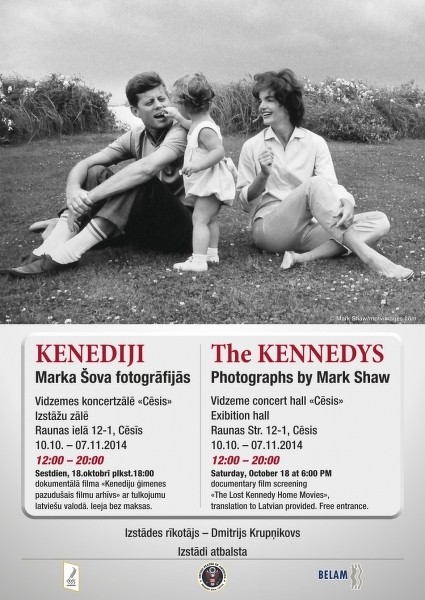 Vidzemes koncertzālē "Cēsis" izstāde "Kenediji"
