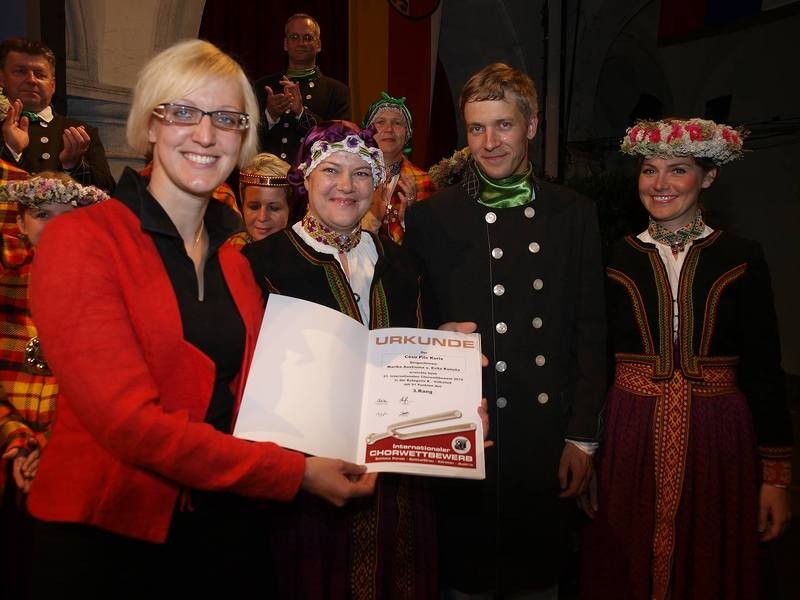 Cēsu Pils koris gūst panākumus konkursā Austrijā