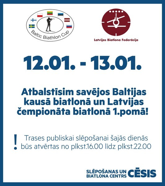 Baltijas kauss biatlonā un Latvijas čempionāts biatlonā