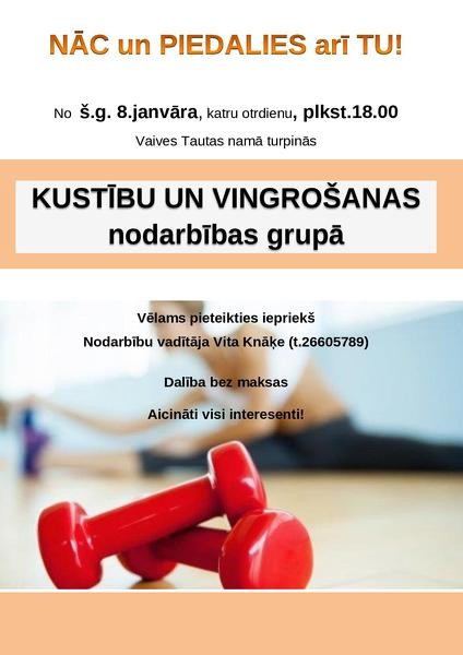 Vingrošana grupā Vaivē
